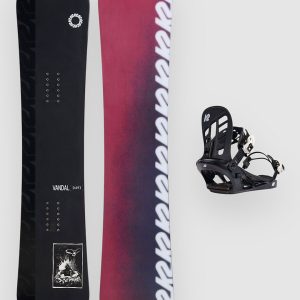 K2 Vandal + YOU+H black M 2026 Kids Snowboard-Set design