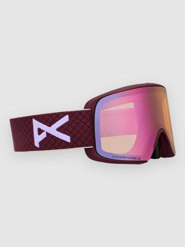 Anon M6S Deep Cherry Goggle prcv cldy pink