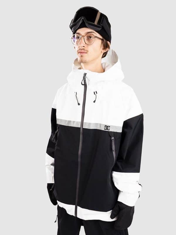 DC Intel 30K Jacke white / black