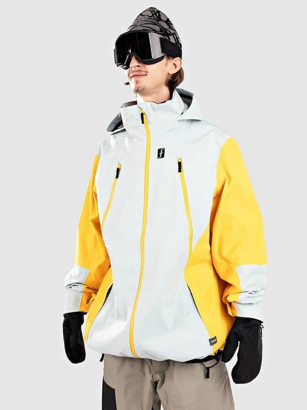 Forum 3-Layer All-Mountain Jacke mist /  alpine yellow