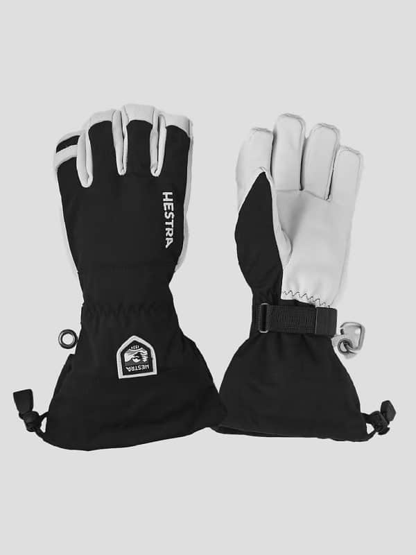 Hestra Army Leather Heli Ski Handschuhe black
