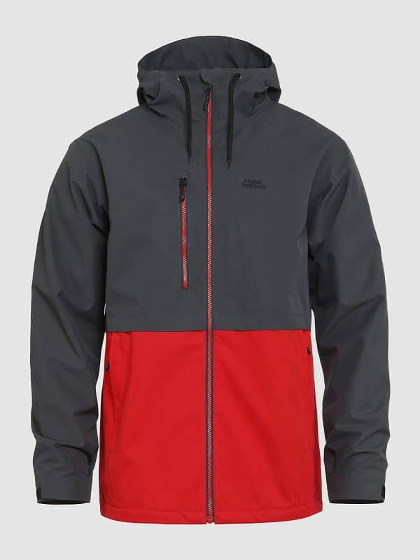 Horsefeathers Closter II Jacke phantom / lava red