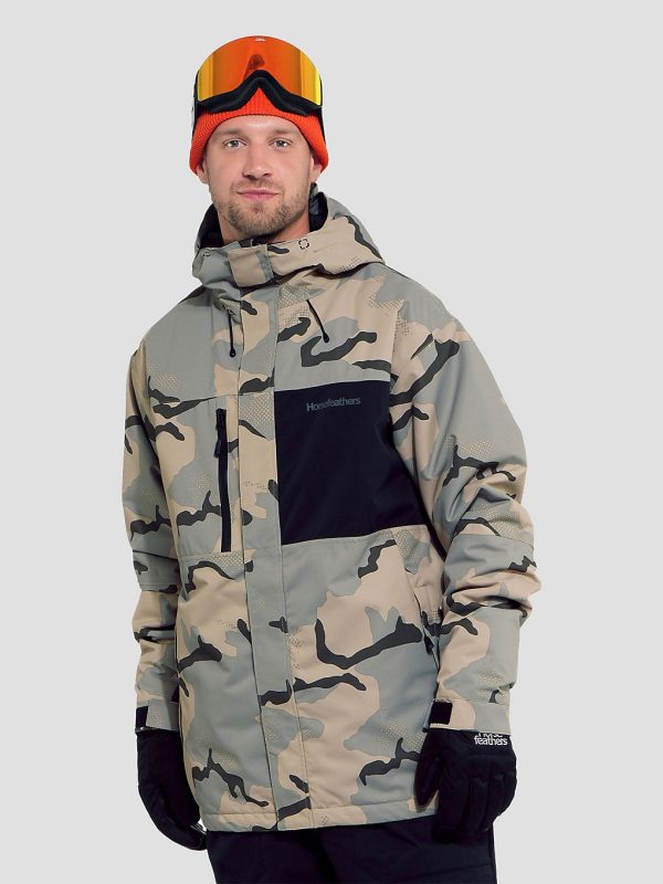 Horsefeathers Track Jacke desert camo