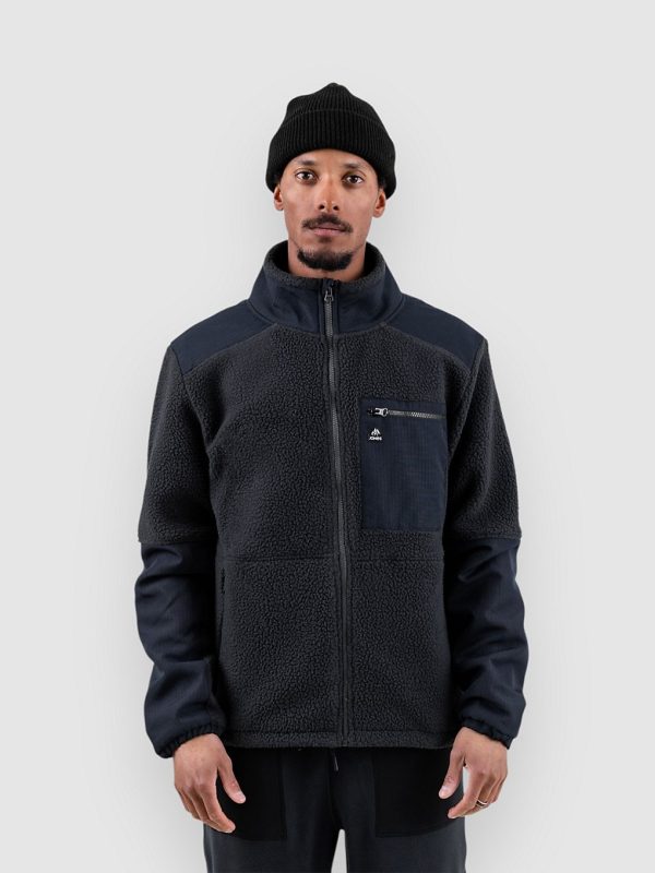 Jones Snowboards Base Camp Rec Fleecejacke stealth black