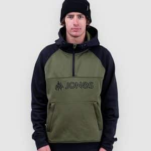 Jones Snowboards Rec Riding Fleecejacke moss green