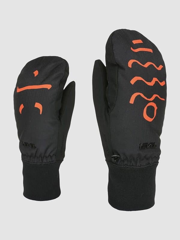 Level Coral Fäustlinge orange