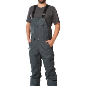 Light Clash Bib Pants anthra