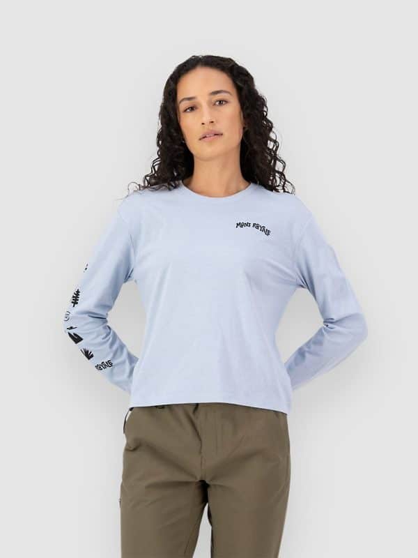 Mons Royale Yonder Merino Organic Cotton Funktionsshirt frost