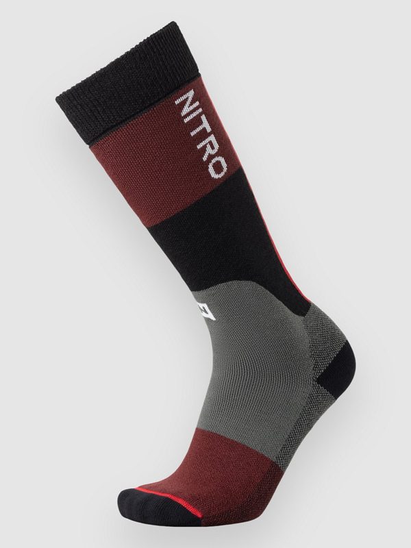 Nitro Cloud 5 Funktionssocken charcoal / black / red