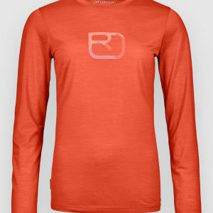 Ortovox 150 Cool Mtn Silhouette Funktionsshirt sunset orange