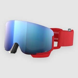 POC Nexal Mid Rouge/Blanc Goggle partly sunny blue