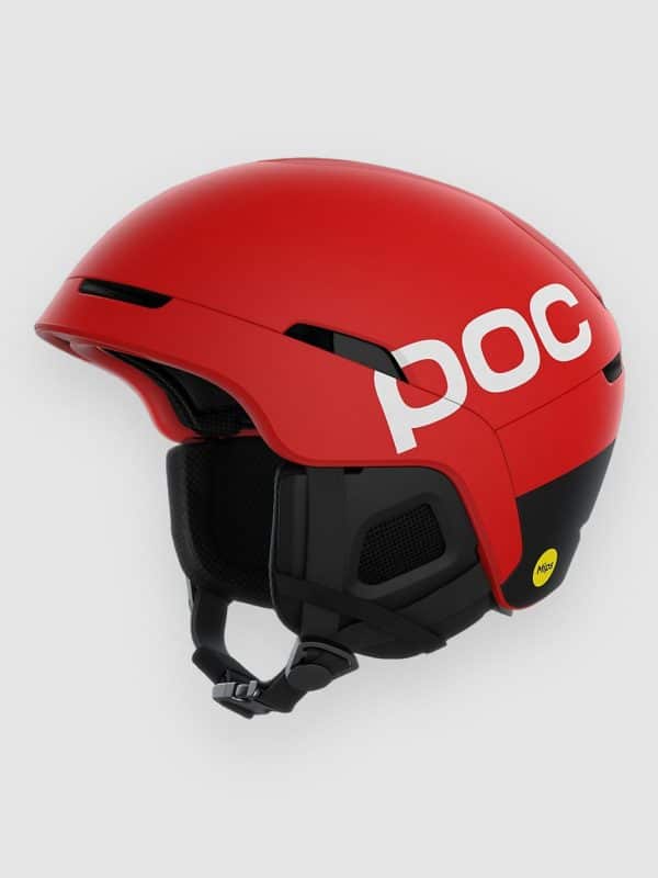 POC Obex BC Mips Helm prismane red matt