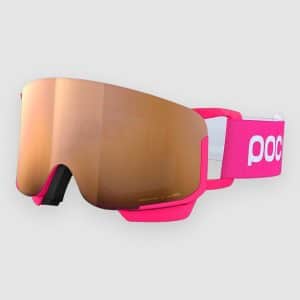 POC Pocito Nexal Fluorescent Pink Kids Goggle partly sunny light orange