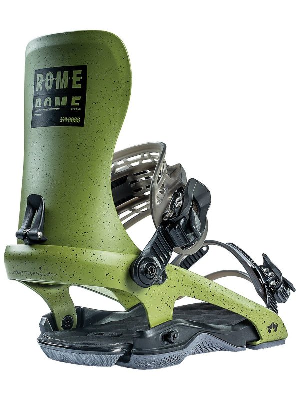 Rome 390 2022 Snowboard-Bindung olive
