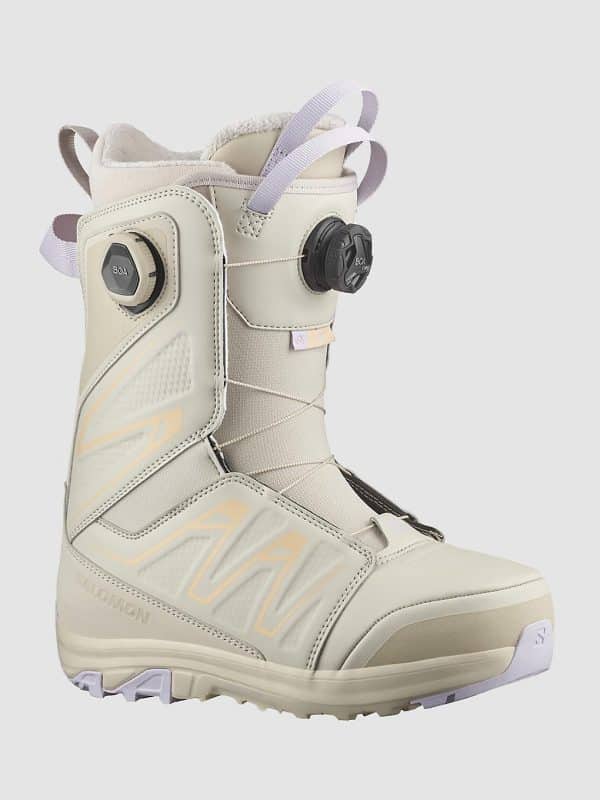 Salomon Ivy SJ BOA 2025 Snowboard-Boots crm / peach fuzz / orchd ptal