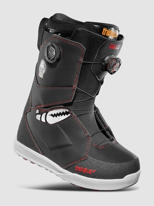 ThirtyTwo Lashed Double BOA Crab Grab 2025 Snowboard-Boots black / white / red