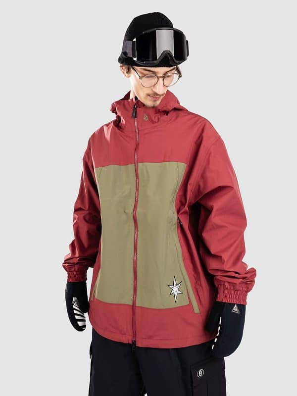 Volcom Arthur 3L Jacke burnt red