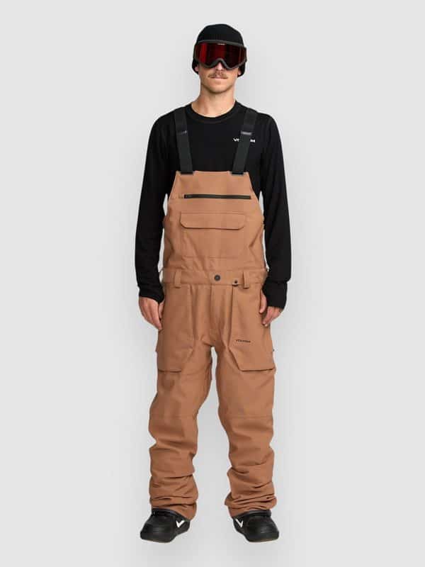 Volcom Roan Bib Pants terra brown
