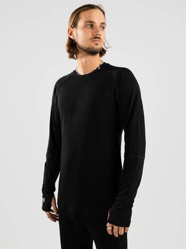 Woolf Merino Svarthetta Performance Funktionsshirt black