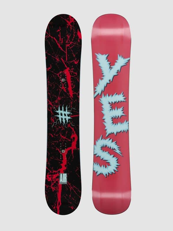 YES Airmaster 2025 Snowboard black marble