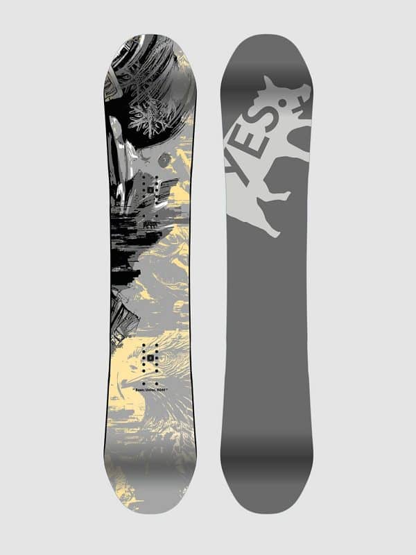 YES Basic Uninc Rdm 2025 Snowboard gold
