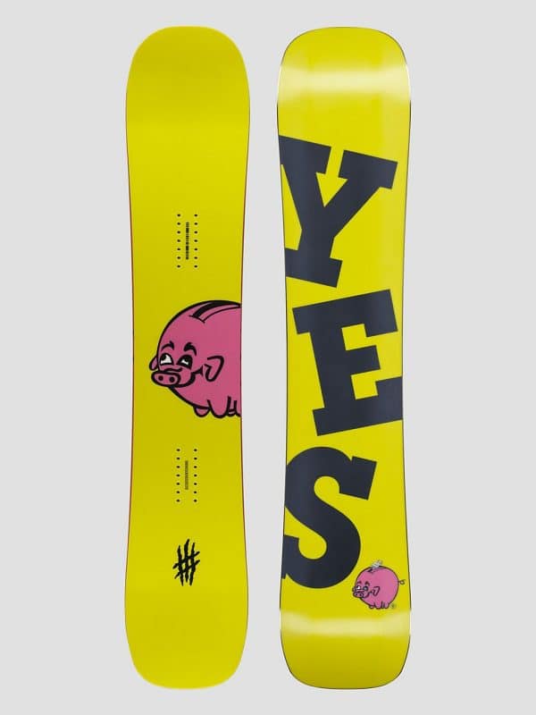 YES Shifter XTRM 2025 Snowboard yellow