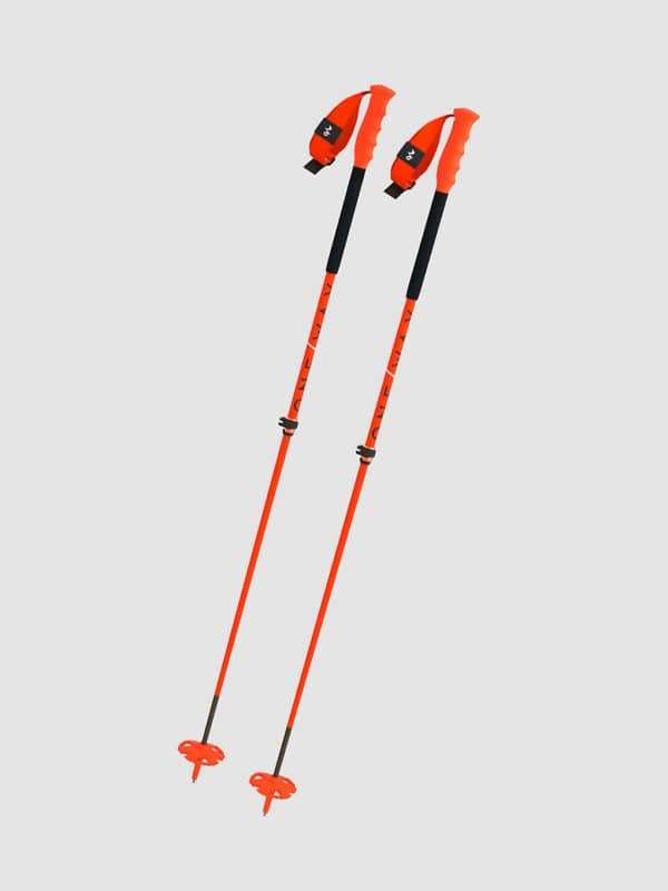 One Way Fr Carbon Vario Pro 110-145 Teleskopstöcke neon orange