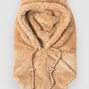 A.LAB Bear Snood Hood brown