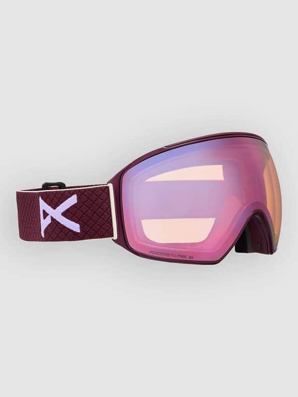 Anon M4 Toric Deep Cherry +Bonus Lens Goggle prcv cldy pink