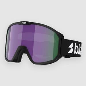 BLIZ Active Eyewear Rave Matte Black Goggle brown w purple multi