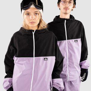 Check The Feed Daily 2 Color Jacke lavender & black