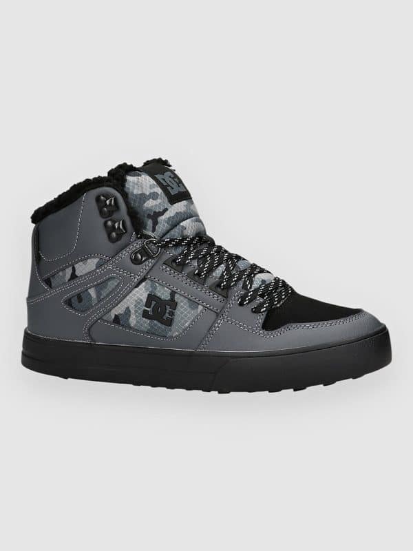 DC Pure High-Top WC Wnt Winter Schuhe dark grey / black