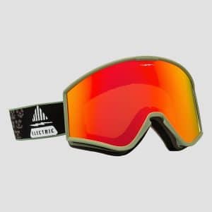 Electric EK1 Drama Moss Black+Bonus Lens Goggle red chrome