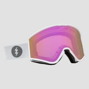 Electric EK1 Matte White Goggle pink chrome