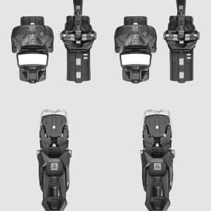 Fischer Attack Hybrid 14 Mn/Pt W/O Brake O 2026 Skibindung solid black / anthracite