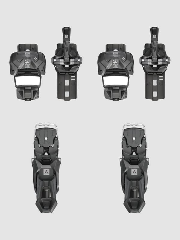 Fischer Attack Hybrid 14 Mn/Pt W/O Brake O 2026 Skibindung solid black / anthracite