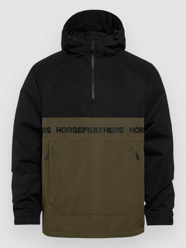 Horsefeathers Gordie Anorak black / olive night