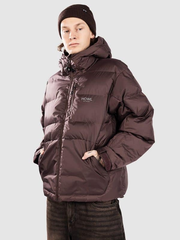 Howl Puffy Fleecejacke raisin