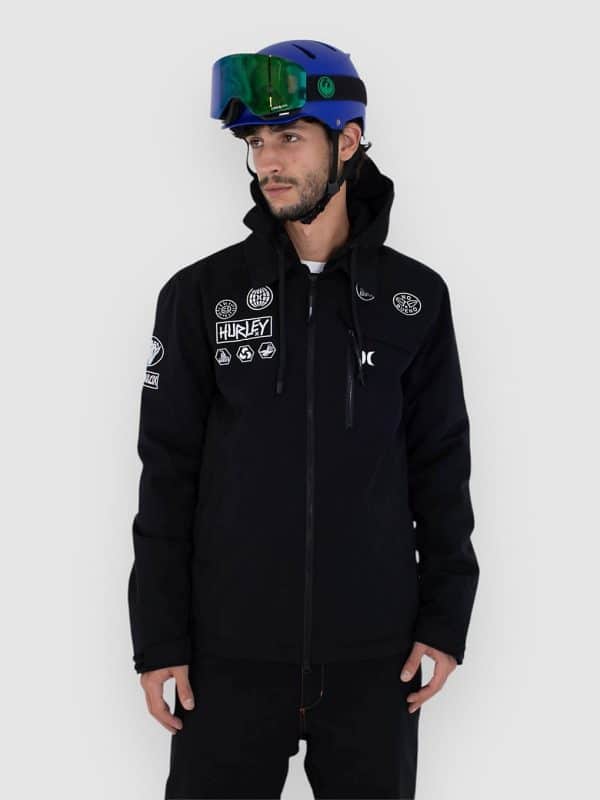 Hurley Patch Snow Jacke black