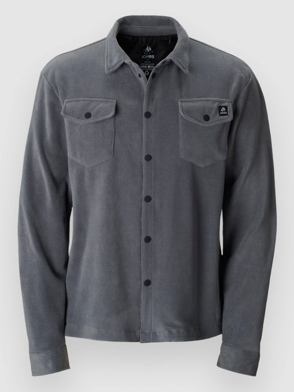 Jones Snowboards December Rec Fleecejacke stone gray