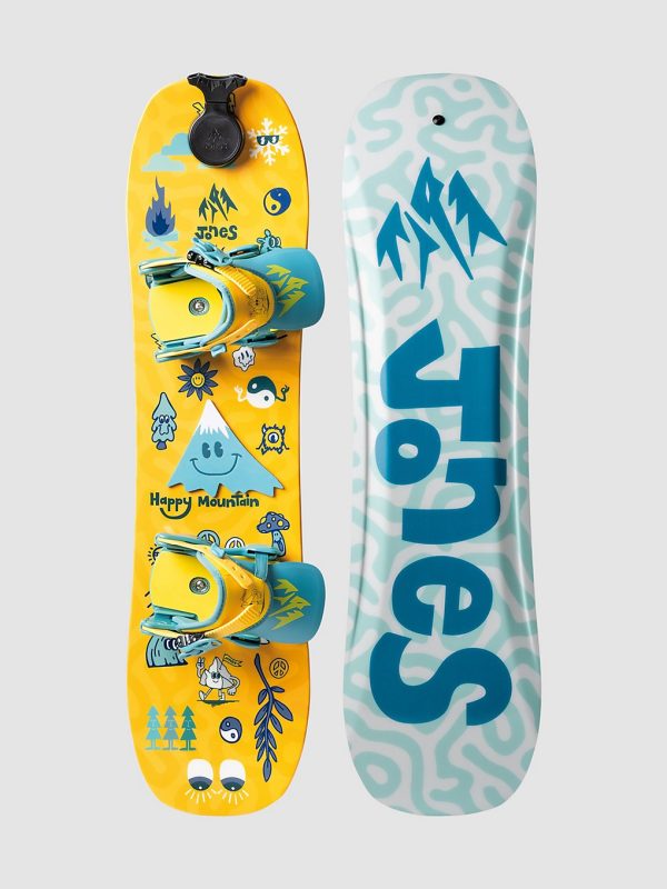 Jones Snowboards Happy Mountain Package 2026 Kids Snowboard S yellow