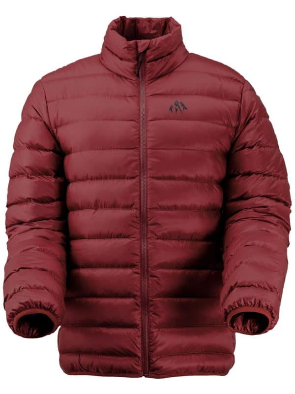Jones Snowboards Re-Up Down Puffy Isolationsjacke safety red