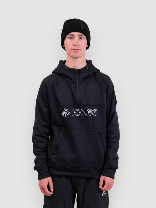 Jones Snowboards Rec Riding Fleecejacke stealth black