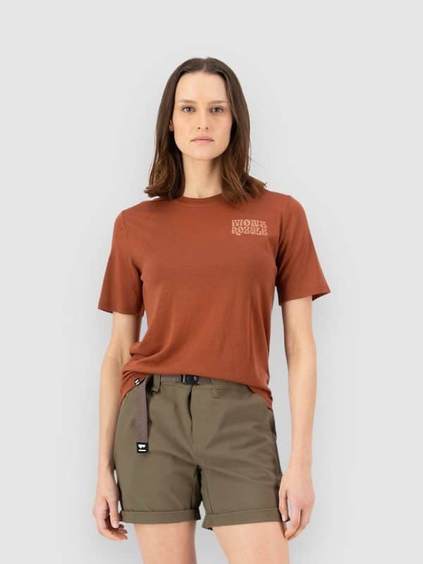 Mons Royale Icon Merino Funktionsshirt sienna