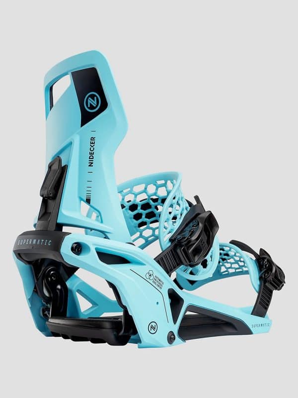 Nidecker Supermatic Snowboard-Bindung escape cyan