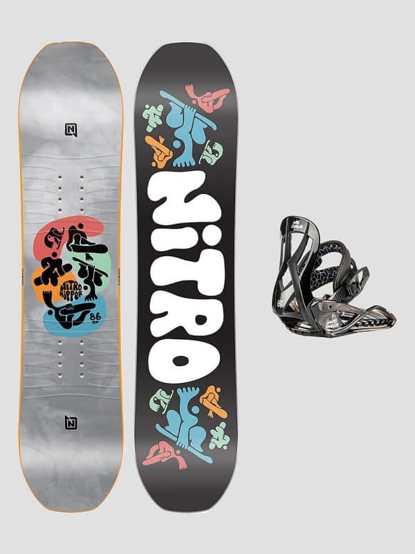 Nitro Ripper Kids + Charger Micro Set Kids Snowboard-Set uni