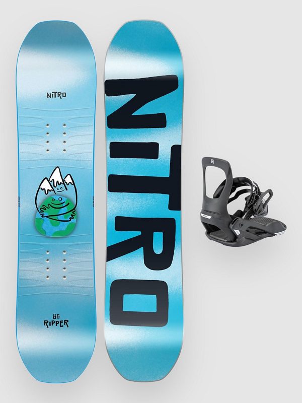 Nitro Ripper Kids + Charger Micro XS 2026 Kids Snowboard-Set uni