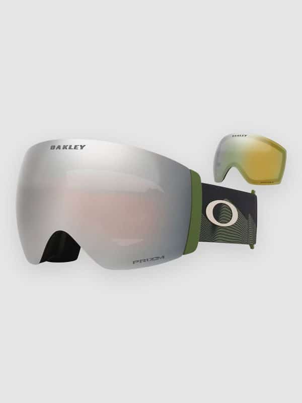 Oakley Flight Deck Pro L Matte Blk +Bonus Lens Goggle prizm black&prizm sage gd