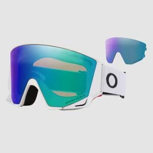 Oakley Flow Scape M Matte White +Bonus Lens Goggle prizm argon & prizm iced