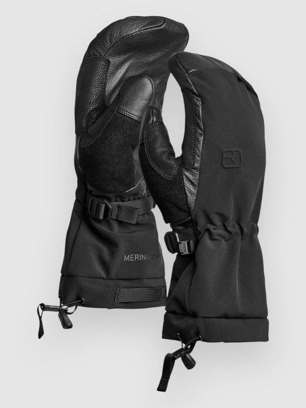 Ortovox Merino Freeride Fäustlinge black raven 90203